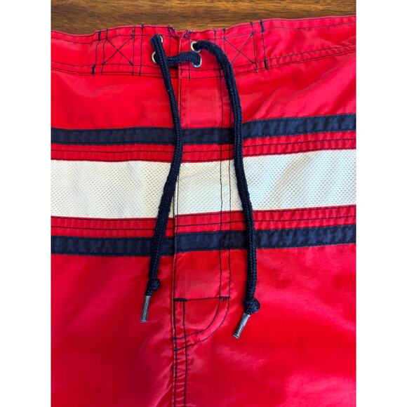 Vintage Polo Sport Ralph Lauren Swim Trunks Size XL Elastic Stretched Out - Picture 3 of 7